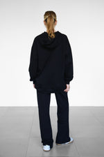 Light Zip-Up hoodie - Black