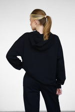 Light Zip-Up hoodie - Black