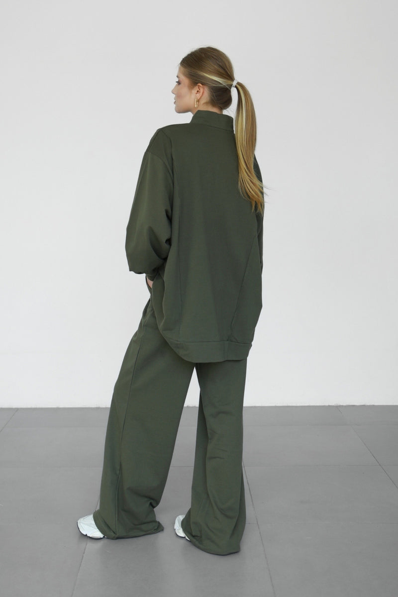 Anya Co-ord Set - Military