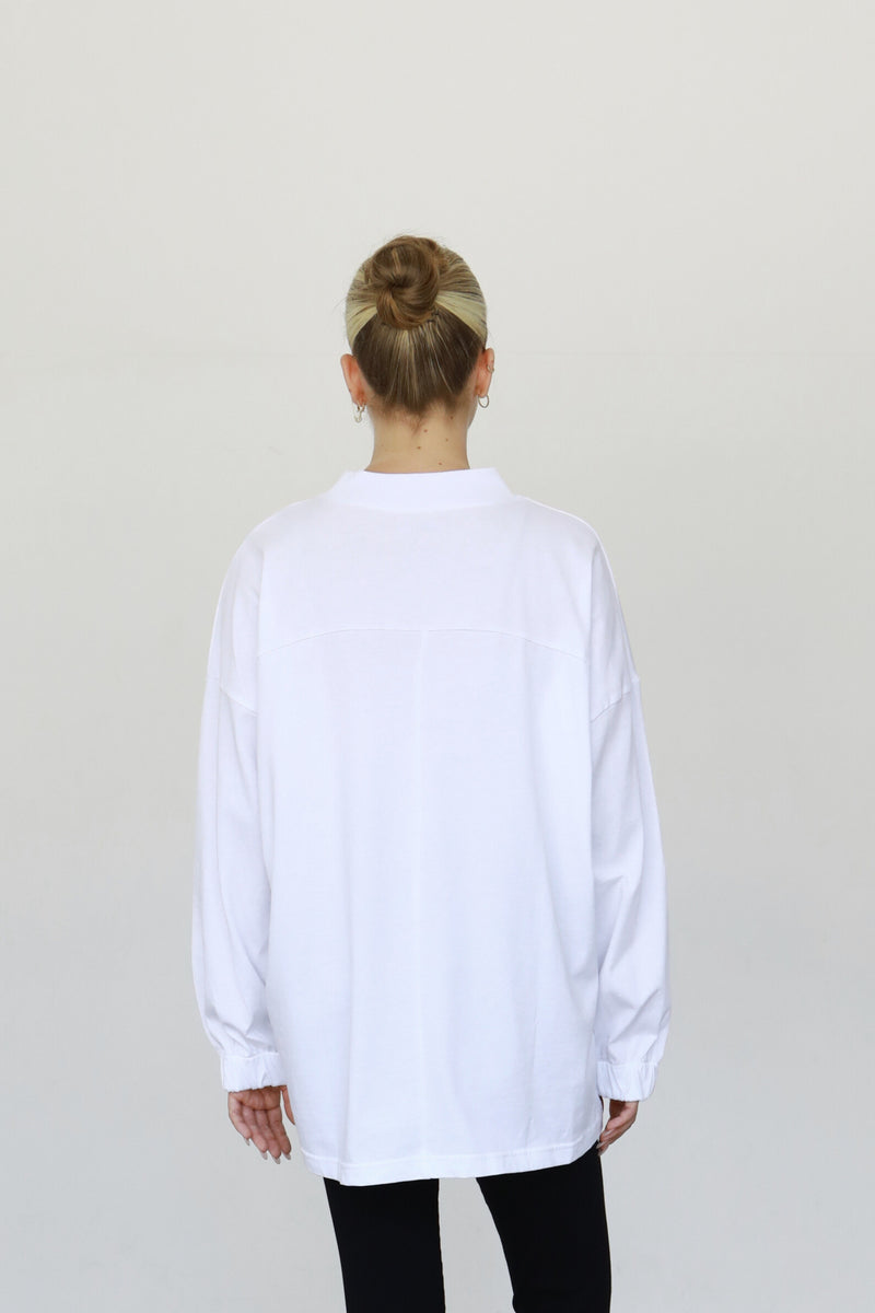 Stargazer Longsleeve T-shirt - White