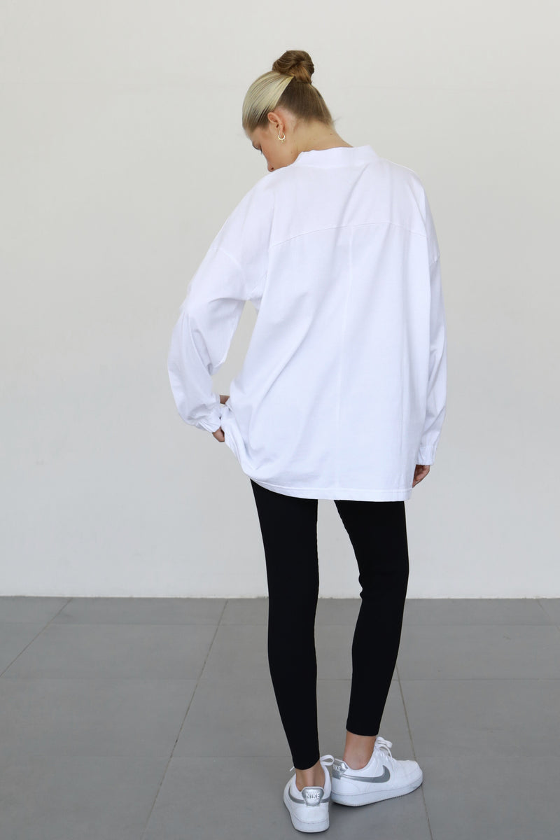 Stargazer Longsleeve T-shirt - White