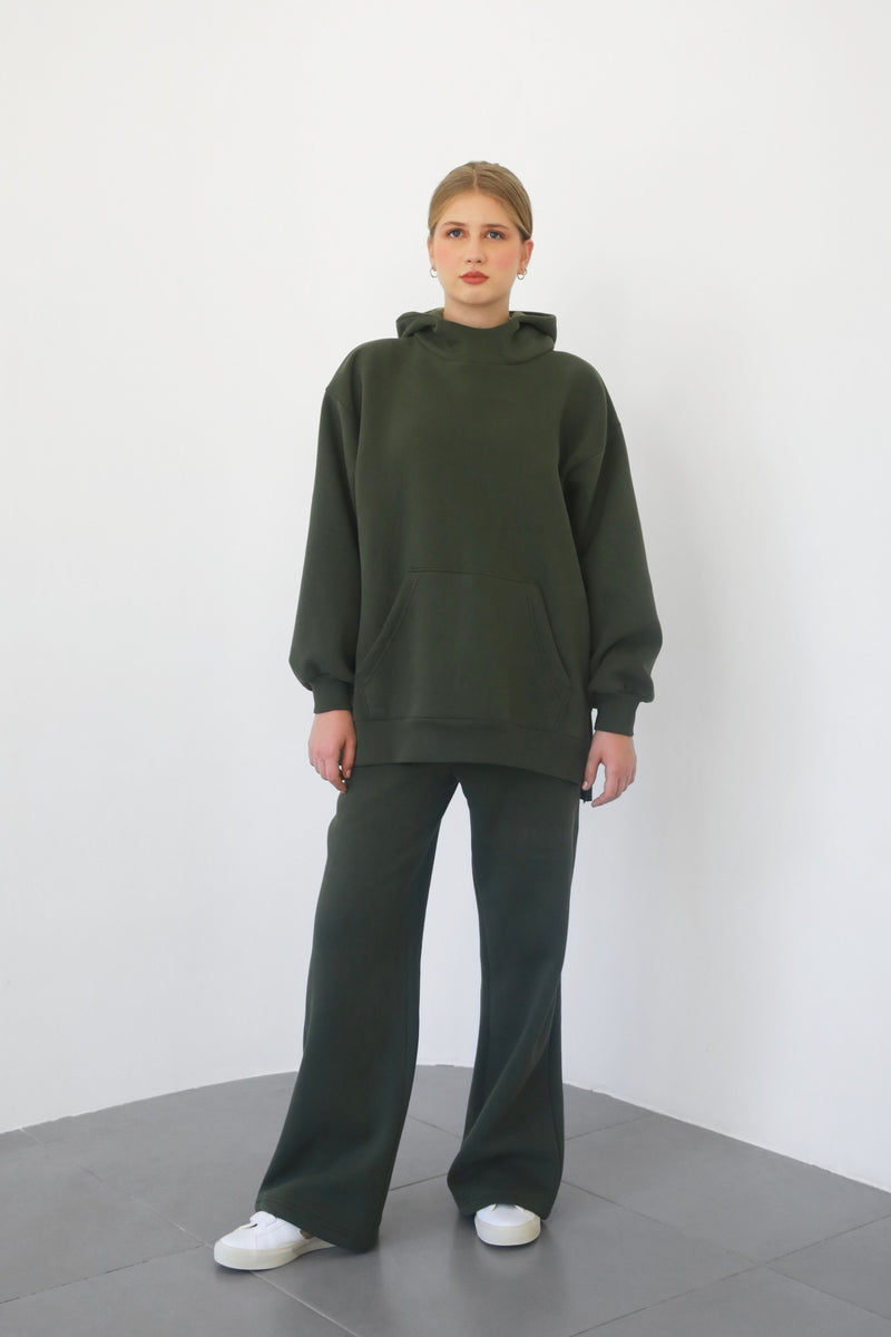 Heavy Sweat Co-ord - Olive