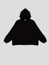 Heavy Adjustable Hoodie - Black
