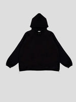 Heavy Adjustable Hoodie - Black