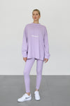 Ribbed Leggings - Lavender