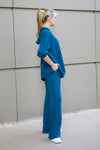 Hoodie Lounge Set - Teal