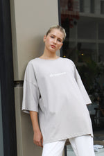 Dreamer Oversized T-shirt - Greige