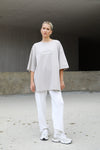 Light Straight Sweatpants - Cream