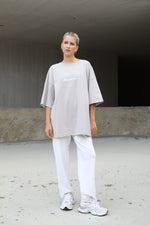 Light Straight Sweatpants - Cream