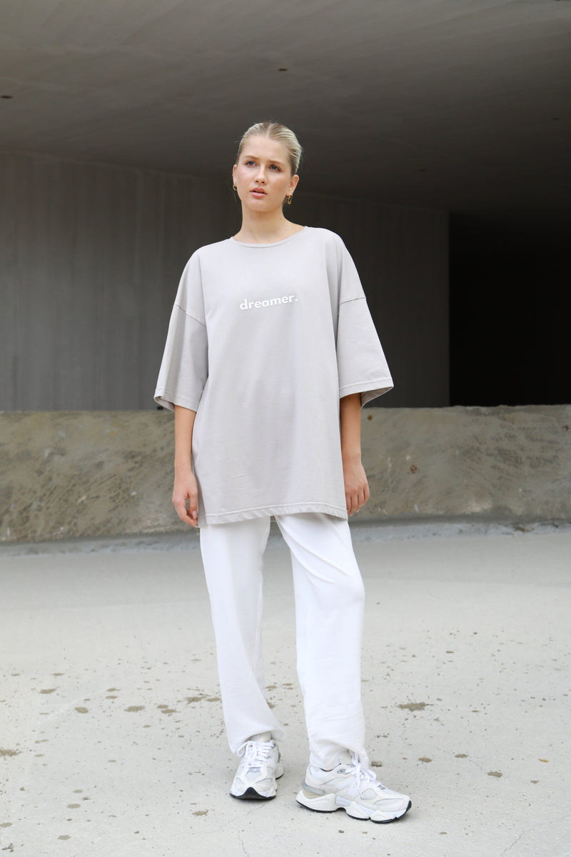 Dreamer Oversized T-shirt - Greige