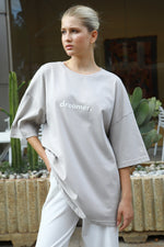 Dreamer Oversized T-shirt - Greige