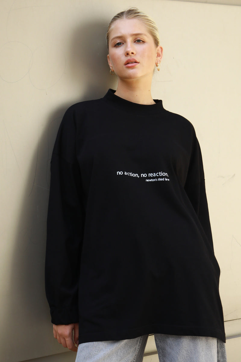 Newton Longsleeve T-shirt - Black