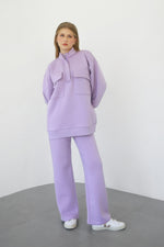 Heavy Flare Sweatpants - Lavender