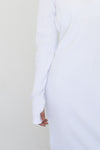 Maxi Ribbed Dress - White