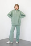 Heavy Flare Sweatpants - Sage