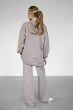 Light Zip-Up hoodie - Taupe