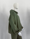 Heavy Adjustable Hoodie - Army Green