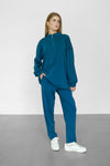 Half-Zip Lounge Set - Teal