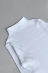 Ribbed Cotton Bodysuit - White