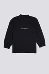 Stargazer Longsleeve T-shirt - Black & Silver Glitter