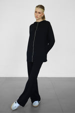 Modalite Zip-up Hoodie - Black