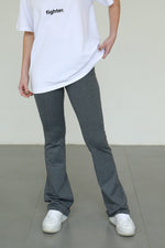 Actee Flare Leggings - Grey Melange