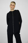 Modalite Zip-up Hoodie - Black