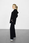 Modalite Flare Sweatpants - Black
