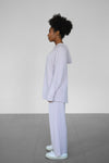 Modalite Straight Crop Sweatpants - Rosewater