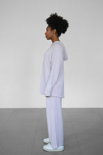 Modalite Straight Crop Sweatpants - Rosewater