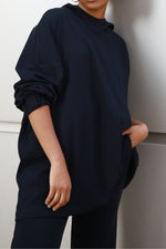 Hoodie Lounge Set - Black