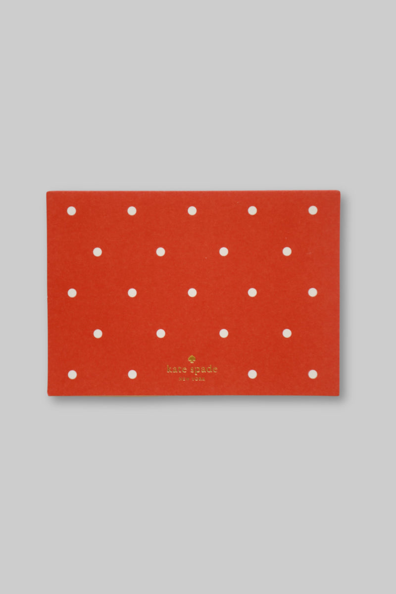 Kate Spade Note Card - Red