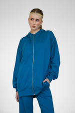 Light Zip-Up hoodie - Teal