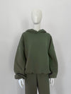 Heavy Adjustable Hoodie - Army Green