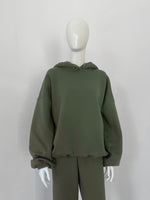 Heavy Adjustable Hoodie - Army Green
