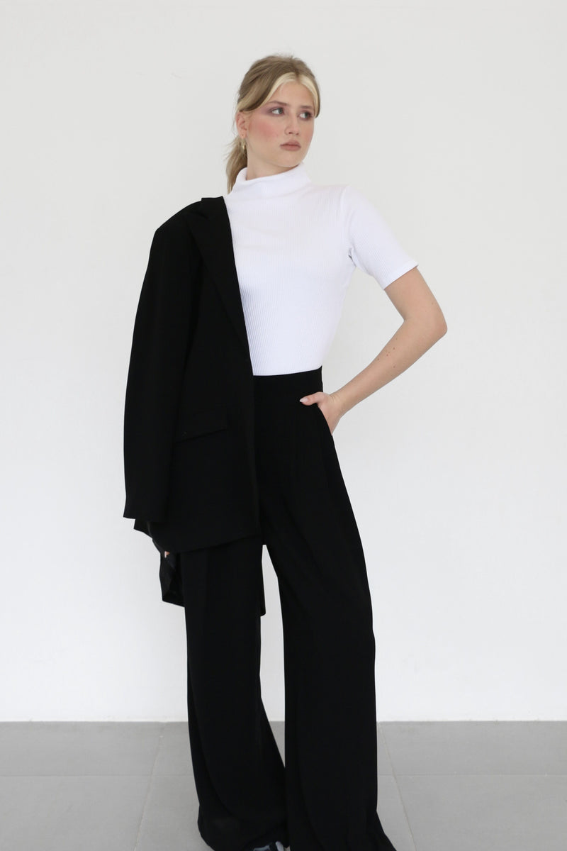 Alex Trousers - Black Crepe