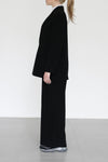Athena Blazer - Black Crepe