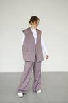 Thalia Vest- Mauve
