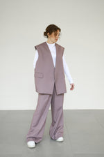 Thalia Vest- Mauve