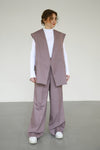 Thalia Vest- Mauve