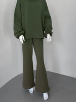 Heavy Adjustable Sweatpants - Army Green