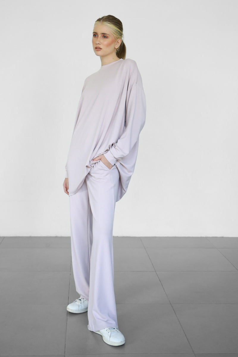 Modalite Long Phantom Sweatshirt - Rosewater