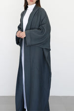 Calligraphy Abaya - Grey