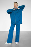Light Zip-Up hoodie - Teal