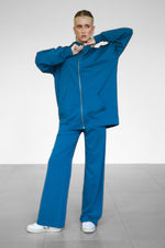 Light Zip-Up hoodie - Teal