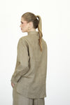 Linen Shirt - Almond Latte