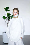 Gaia Linen Blouse- White