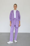 Light Waisted Zip-Up Hoodie - Amethyst