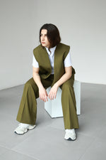 Thalia Vest- Army