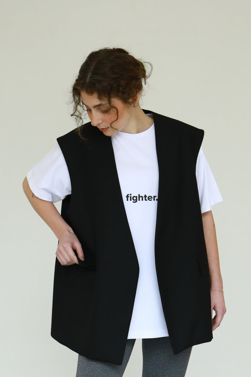 Thalia Vest - Black